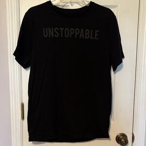 Express Black Short-Sleeve 'UNSTOPPABLE' Graphic Tee